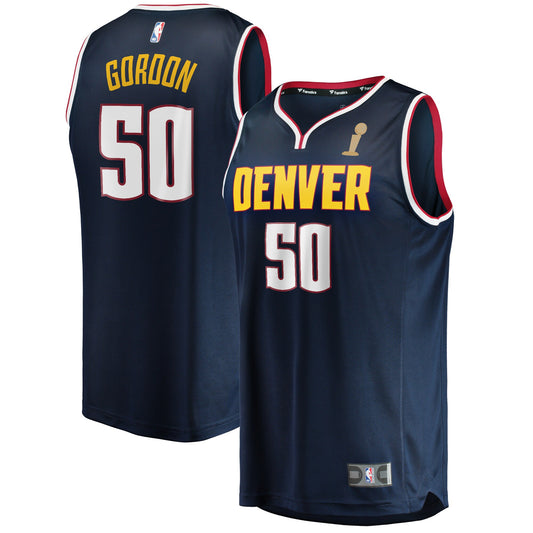 Aaron Gordon Denver Nuggets Fanatics Branded Navy 2023 NBA Finals Champions Fast Break Player Jersey - Icon Edition